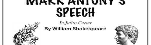 Mark Antony’s Speech in Julius Caesar