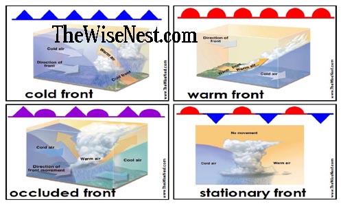 Weather Fronts Cards - The Wise Nest